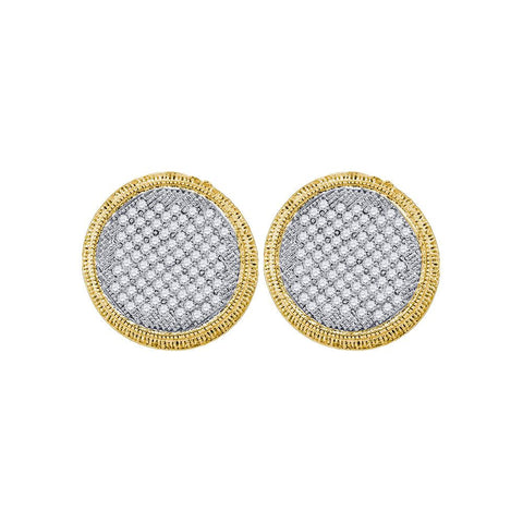 1 CT-Diamond MICRO-PAVE EARRINGS