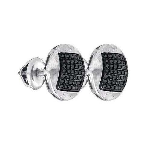 925 Sterling Silver White 0.33CT DIAMOND MICRO-PAVE EARRING