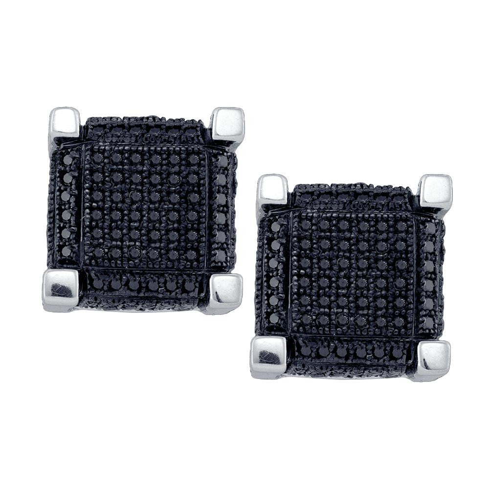 1 CTW-Diamond MICRO-PAVE EARRINGS