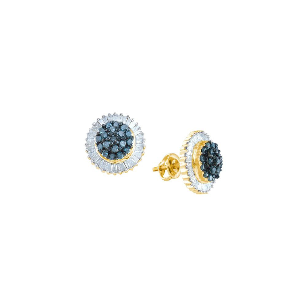 1  CTW-Diamond FASHION BLUE EARRING