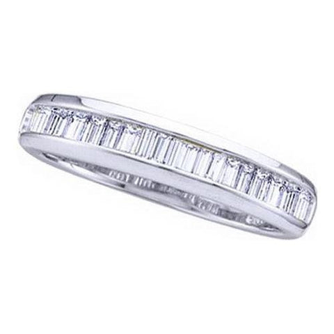 925 Sterling Silver White 0.15CTW DIAMOND FASHION BAND