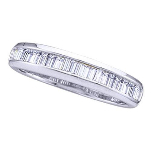 925 Sterling Silver White 0.50CT DIAMOND FASHION BANDS