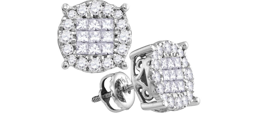 1-2CT-Diamond SOLEIL EARRINGS