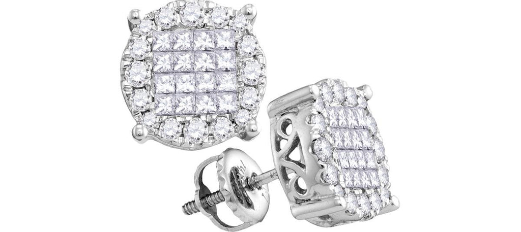 1-2CT-Diamond SOLEIL EARRINGS