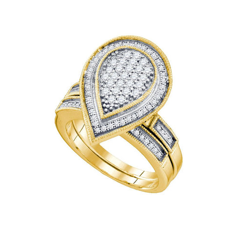 1-2CT-Diamond MICRO-PAVE BRIDAL SET