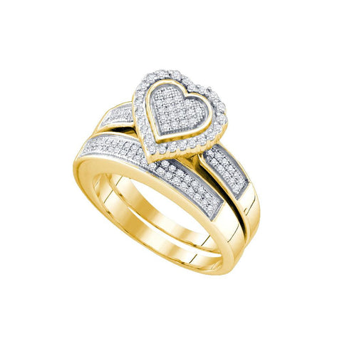 3-8CTW-Diamond MICRO-PAVE BRIDAL RING