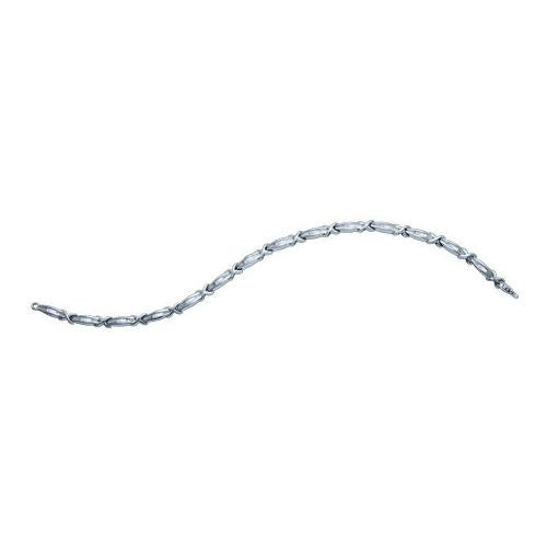 925 Sterling Silver White 0.38CTW DIAMOND  FASHION BRACELET