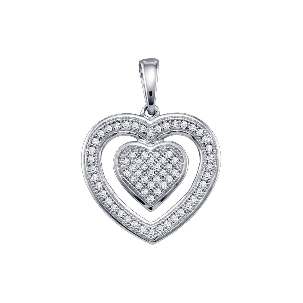 1-5CTW-Diamond HEART PENDANT