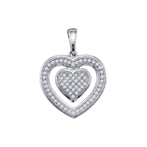 1-5CTW-Diamond HEART PENDANT