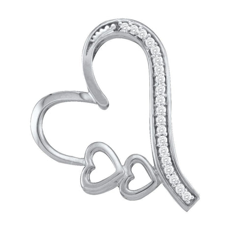 1-20CTW-Diamond HEART PENDANT