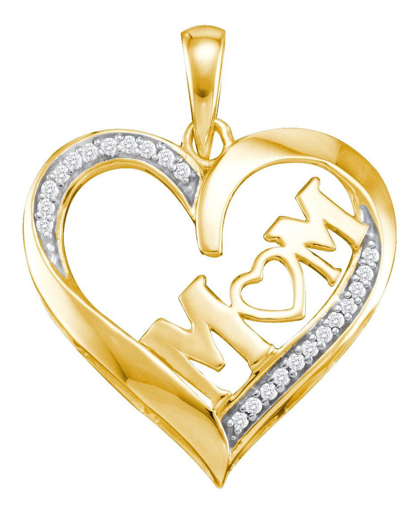 1-12CT-Diamond MOM PENDANT