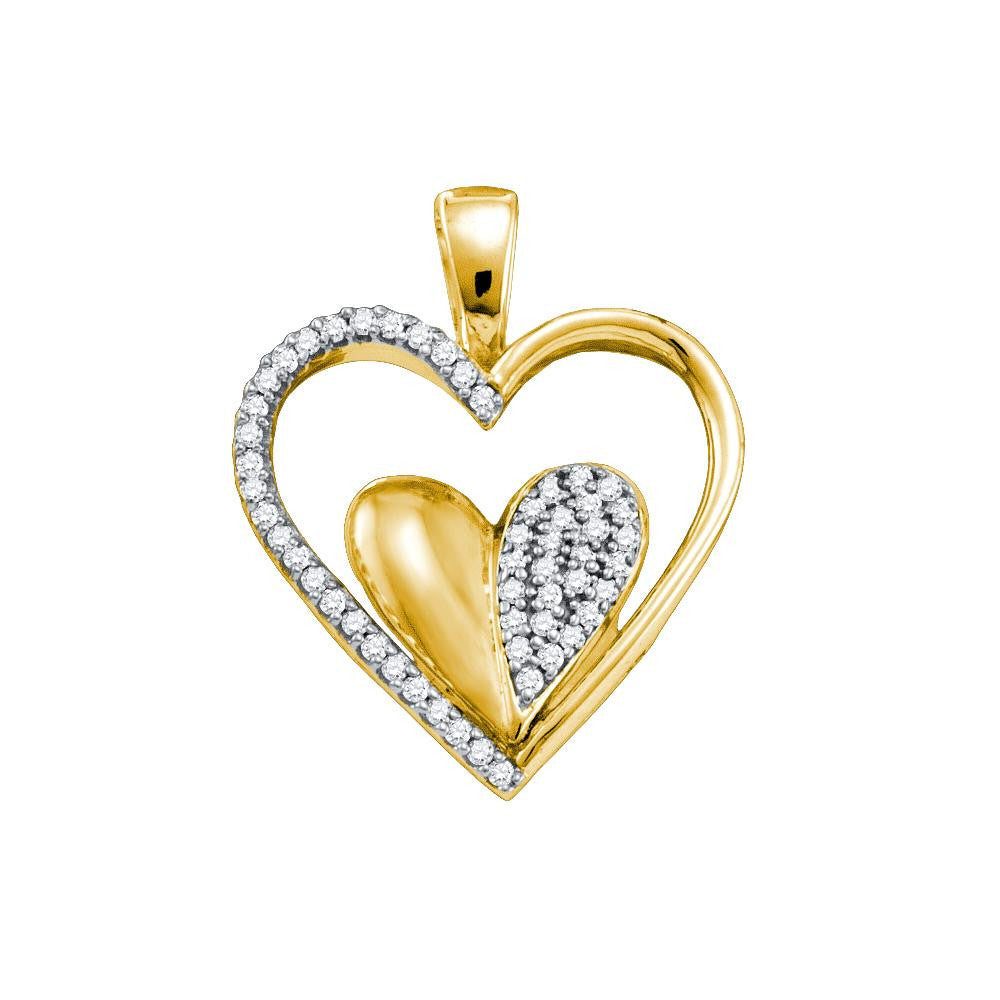 1-5CTW-Diamond HEART PENDANT