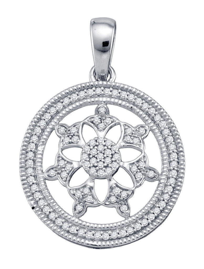 1-4CT-Diamond MICRO-PAVE  PENDANT