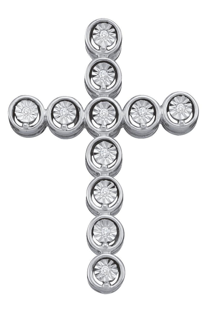 1-20CT-Diamond CROSS PENDANT