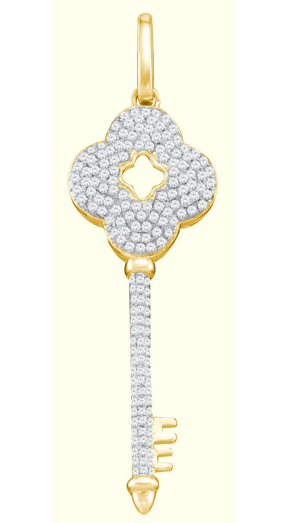 1-2CT-Diamond KEY PENDANT