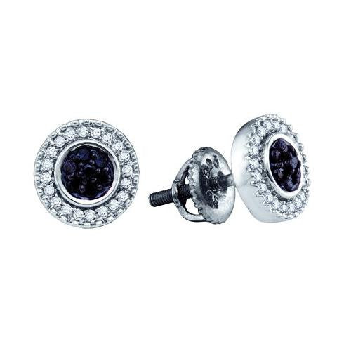 925 Sterling Silver White 0.27CT DIAMOND  FASHION EARRINGS