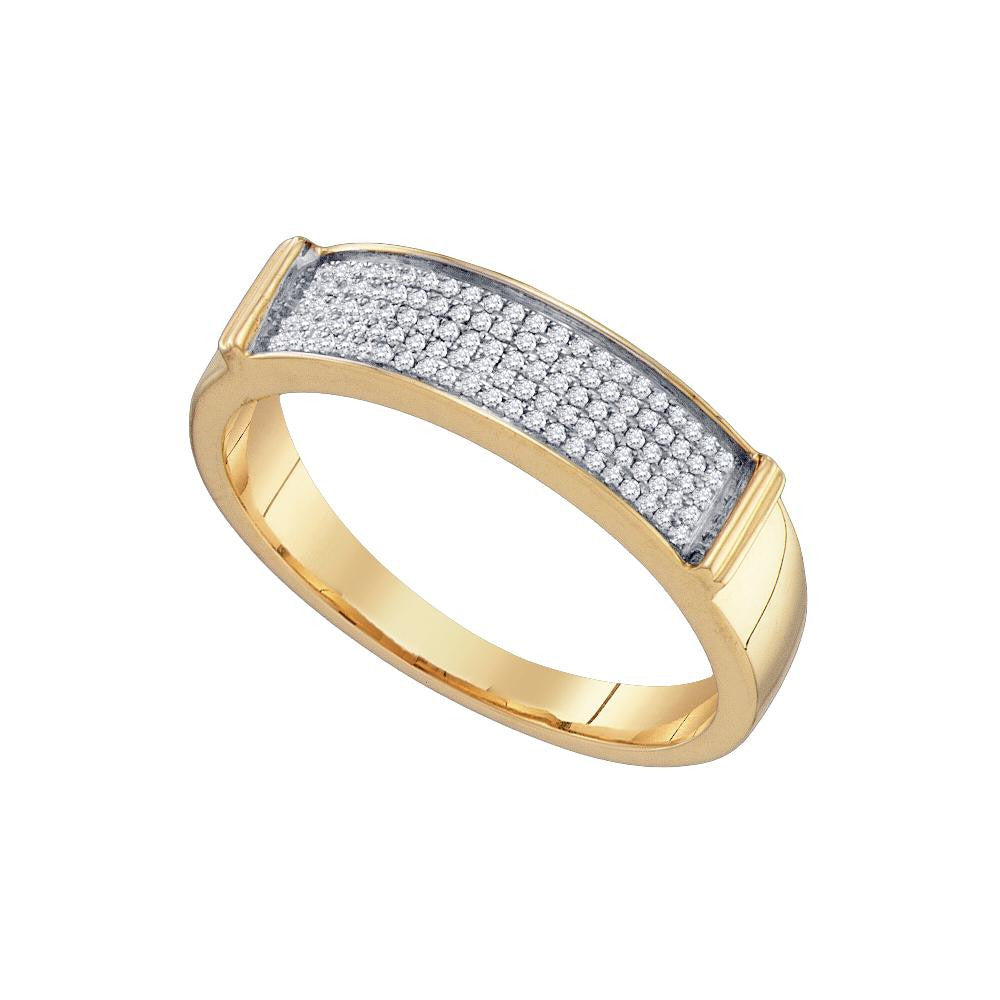 1-4CT-Diamond MICRO-PAVE MENS BAND