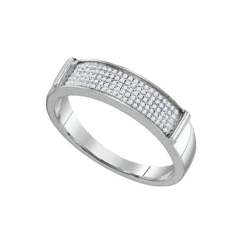 1-4CTW-Diamond MICRO-PAVE MENS BAND