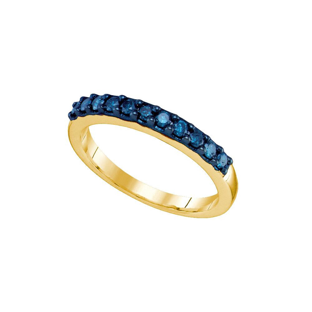 1-3CT-Diamond FASHION BLUE BAND