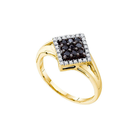 1-4CTW-Diamond FASHION BLACK RING