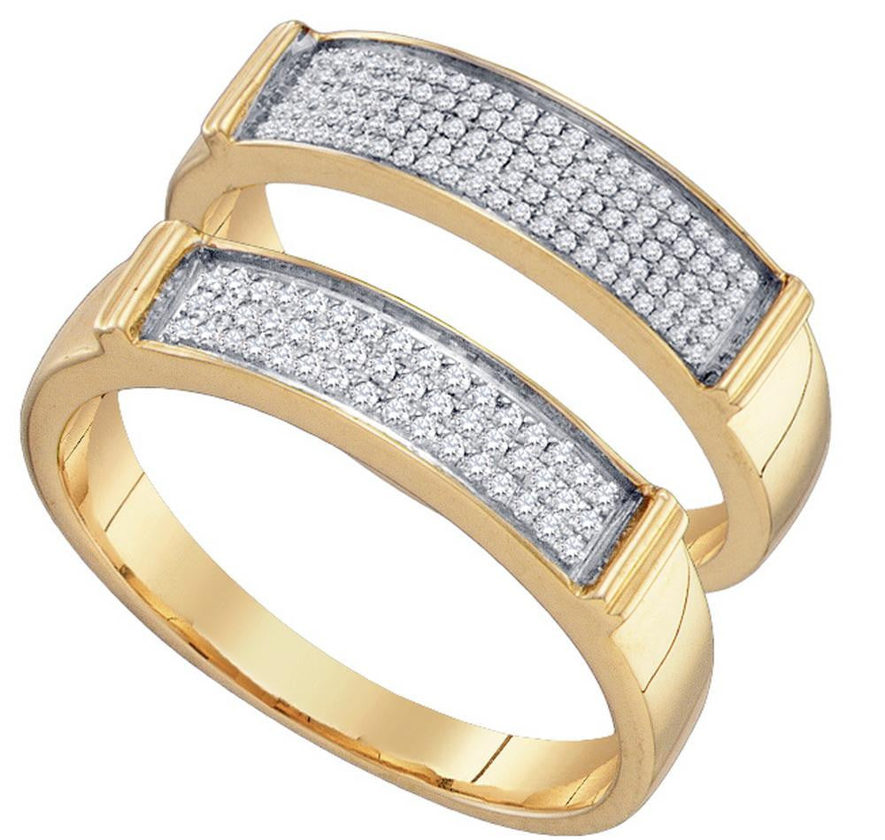 1-3CT-Diamond MICRO-PAVE DUO SET