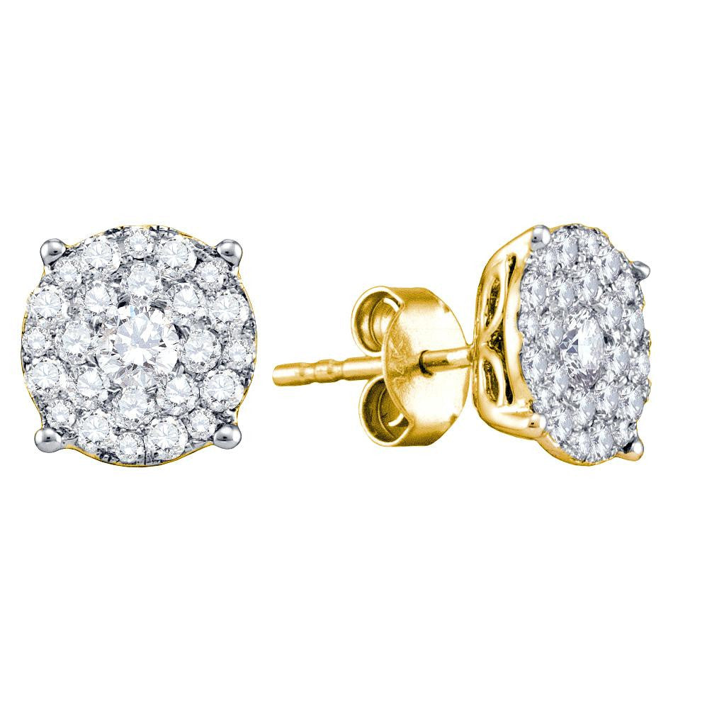 1-2CT-Diamond SOLI-STAR EARRING