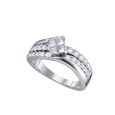 1 1-4CT-Diamond BRIDAL RING