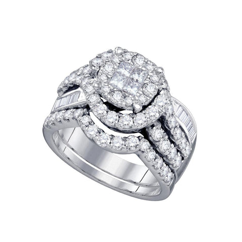 1 3-4CT-Diamond SOLEIL BRIDAL SET