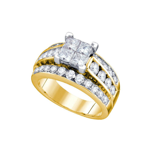 2  5-8CT-Diamond INVISIBLE RING