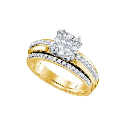 1-2CT-Diamond SOLEIL BRIDAL SET