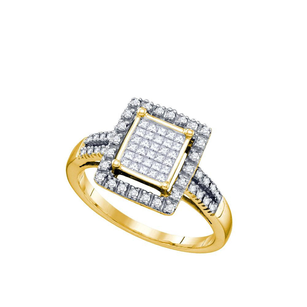 1-3CT-Diamond INVISIBLE RING