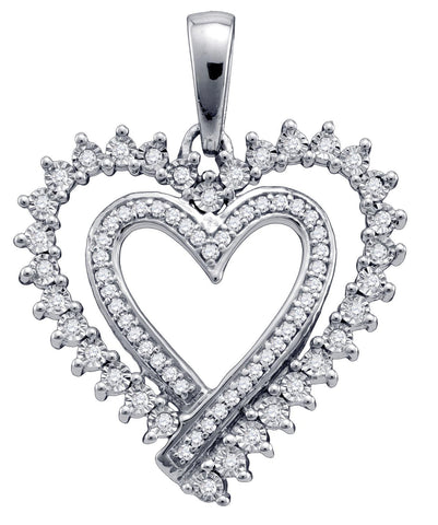 1-5CT-Diamond HEART PENDANT