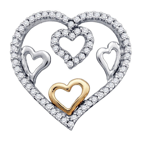 1-5CTW-Diamond HEART PENDANT