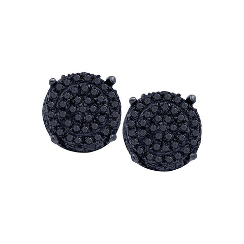 1-4CTW-Diamond MICRO-PAVE EARRINGS