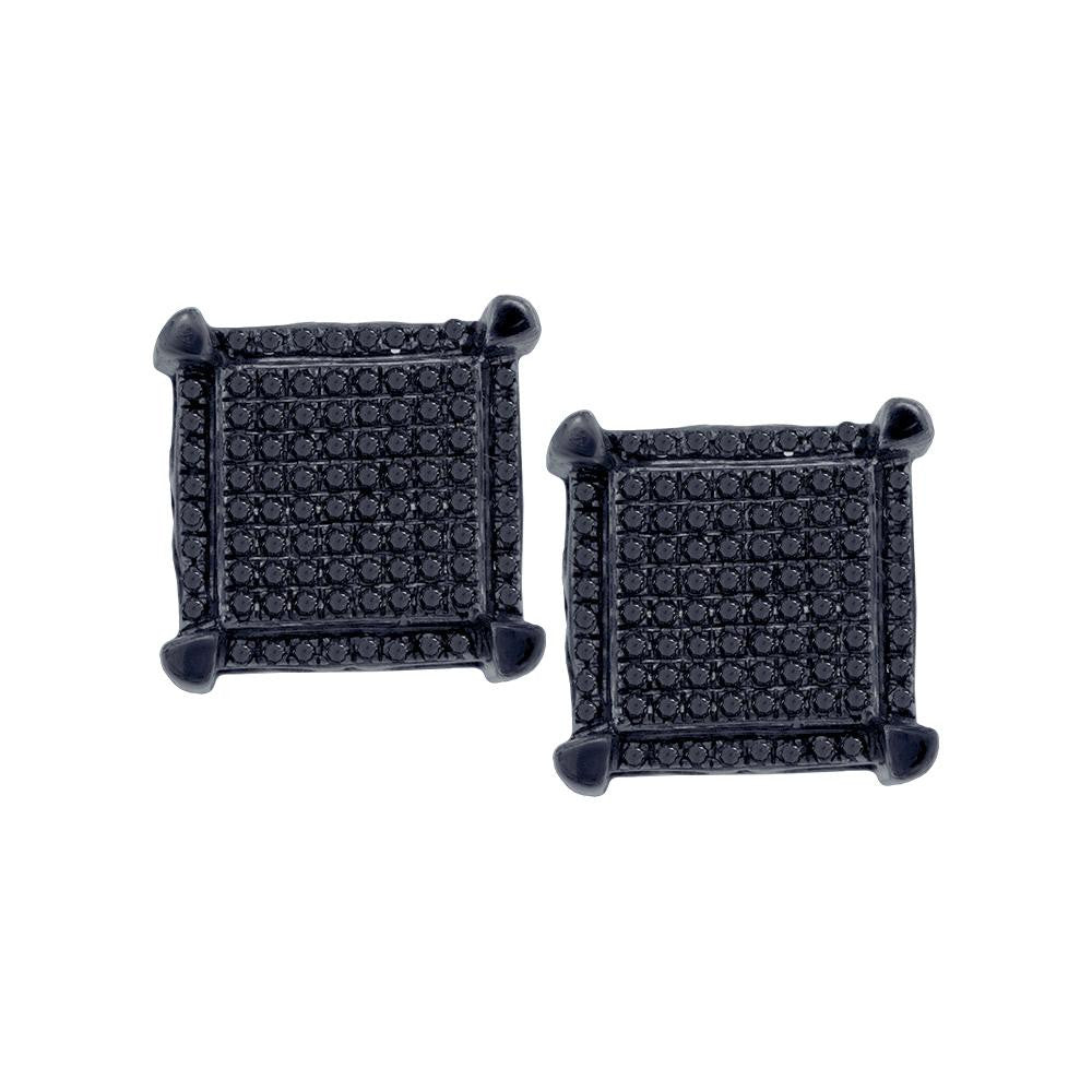 1-3CTW-Diamond MICRO-PAVE EARRINGS