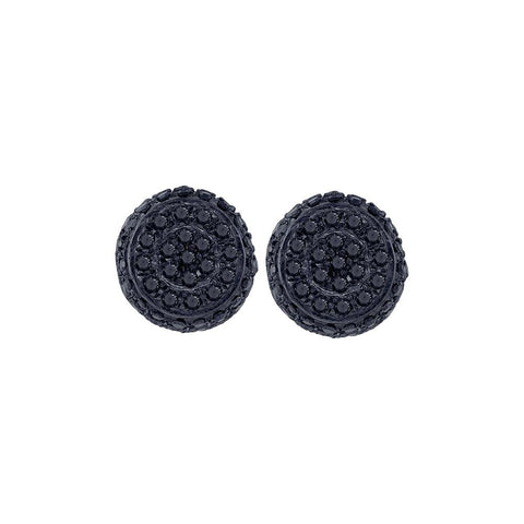 1-4CTW-Diamond MICRO-PAVE EARRINGS