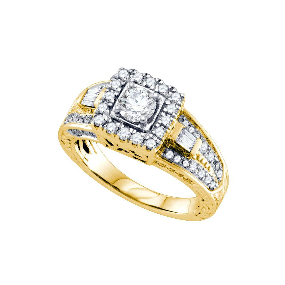 1  CT-Diamond 3-8CT-CRD BRIDAL RING