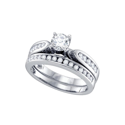 1 CT-Diamond 3-8CT-CRD BRIDAL SET