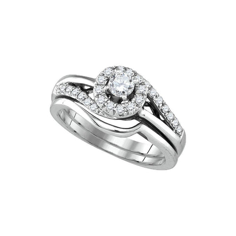 1-2CT-Diamond 1-5CT-CRD BRIDAL SET