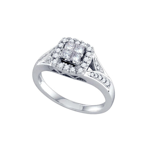 1-2CT-Diamond INVISIBLE RING