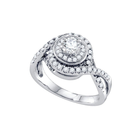 1 CT-Diamond 3-8CT-CRD BRIDAL RING