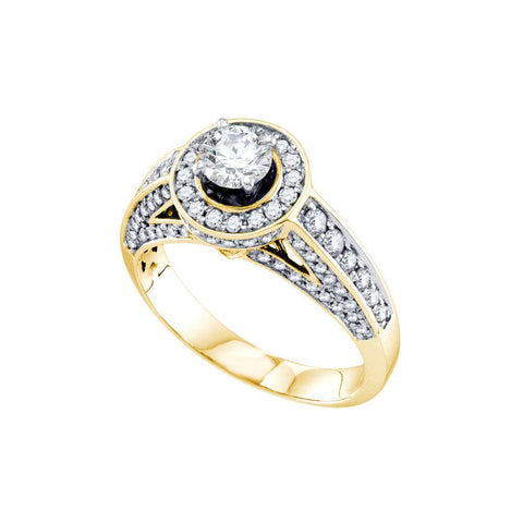 1 CT-Diamond 3-8CT-CRD BRIDAL RING