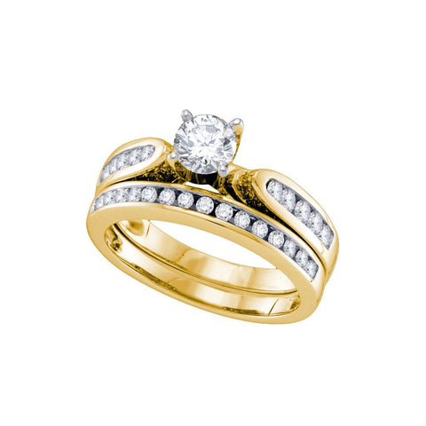 1 CT-Diamond 3-8CT-CRD BRIDAL SET