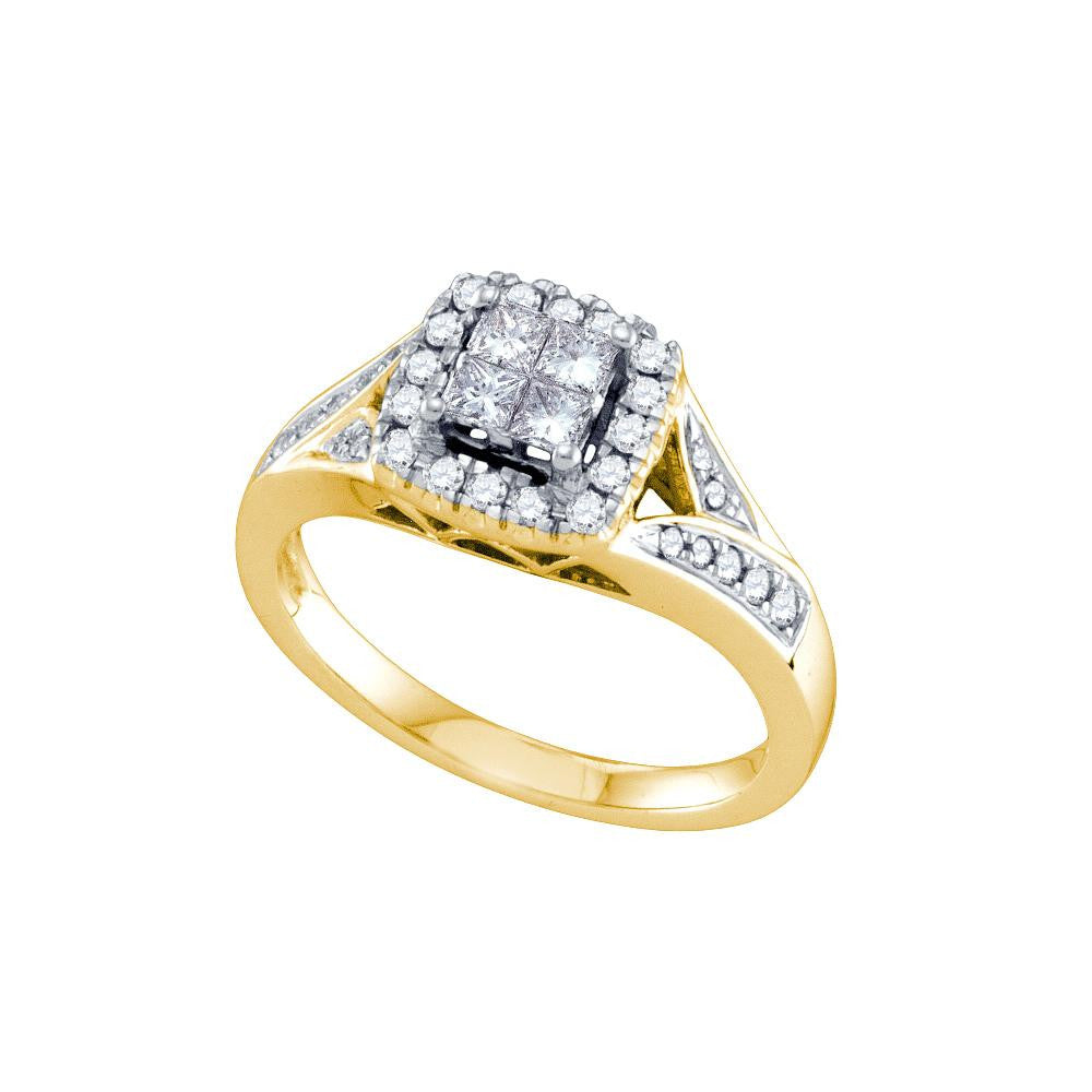 1-2CT-Diamond INVISIBLE RING