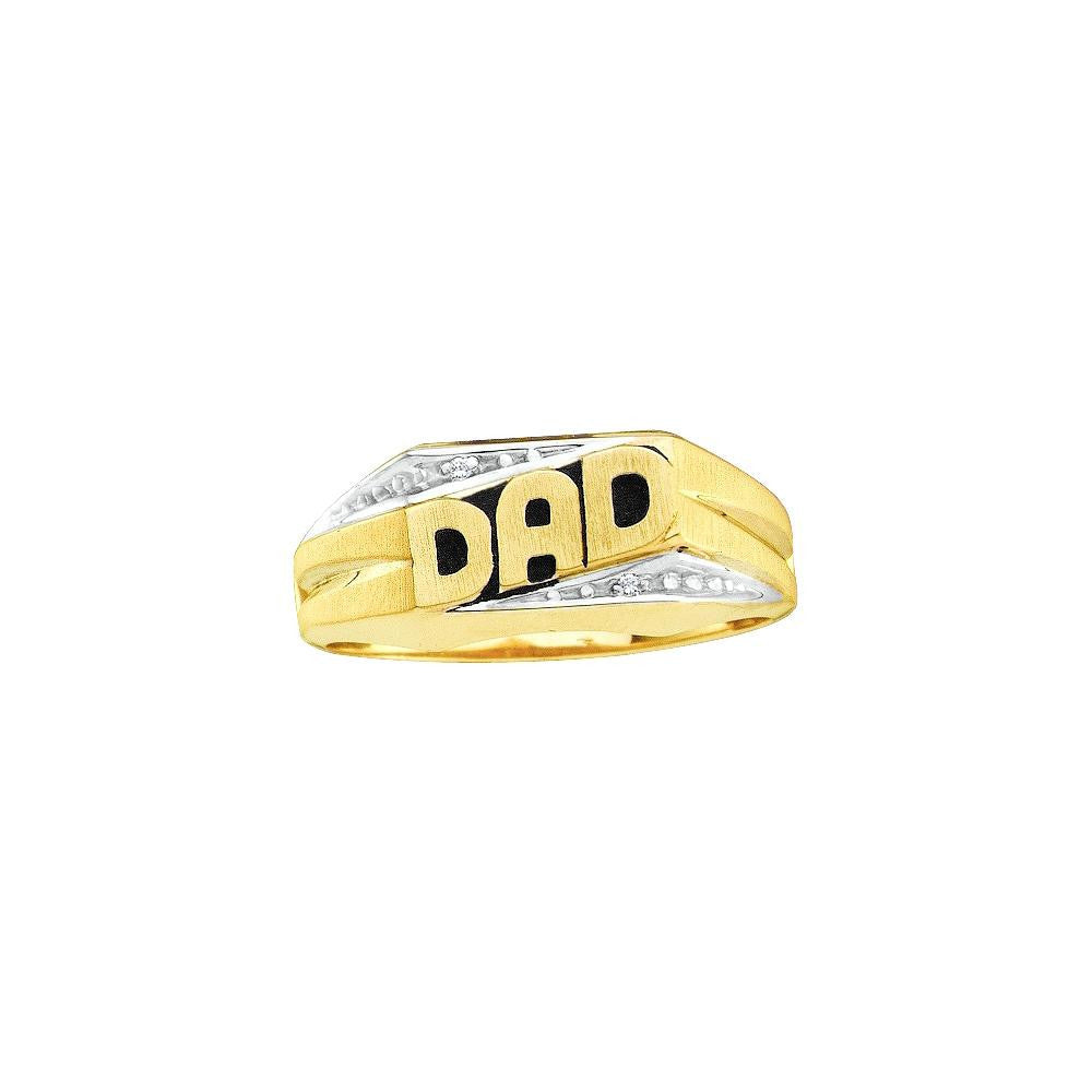 0.01CT-Diamond DAD RING""