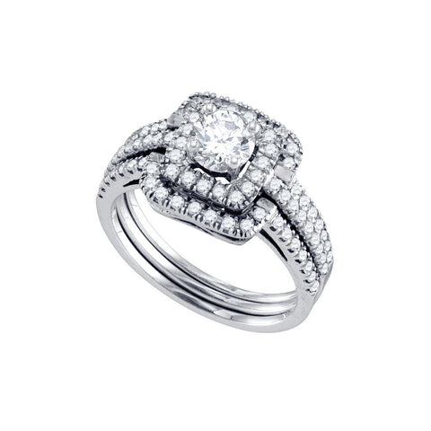 1CT-Diamond 3-8CT-CRD BRIDAL SET