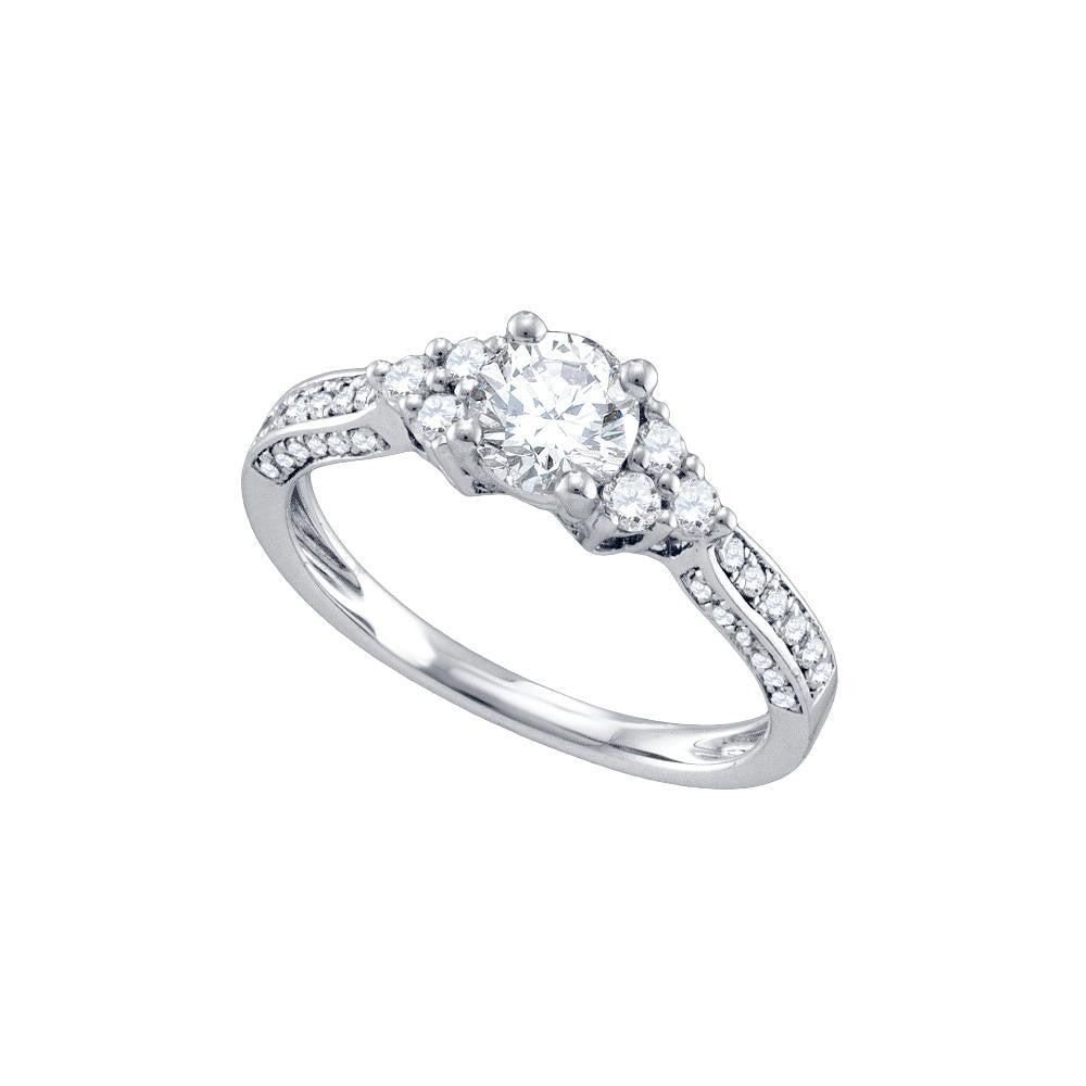 1 CT-Diamond 3-4CT-CRD BRIDAL RING