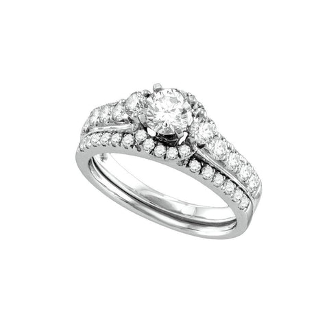 1 1-3CT-Diamond 3-8CT-CRD BRIDAL RING