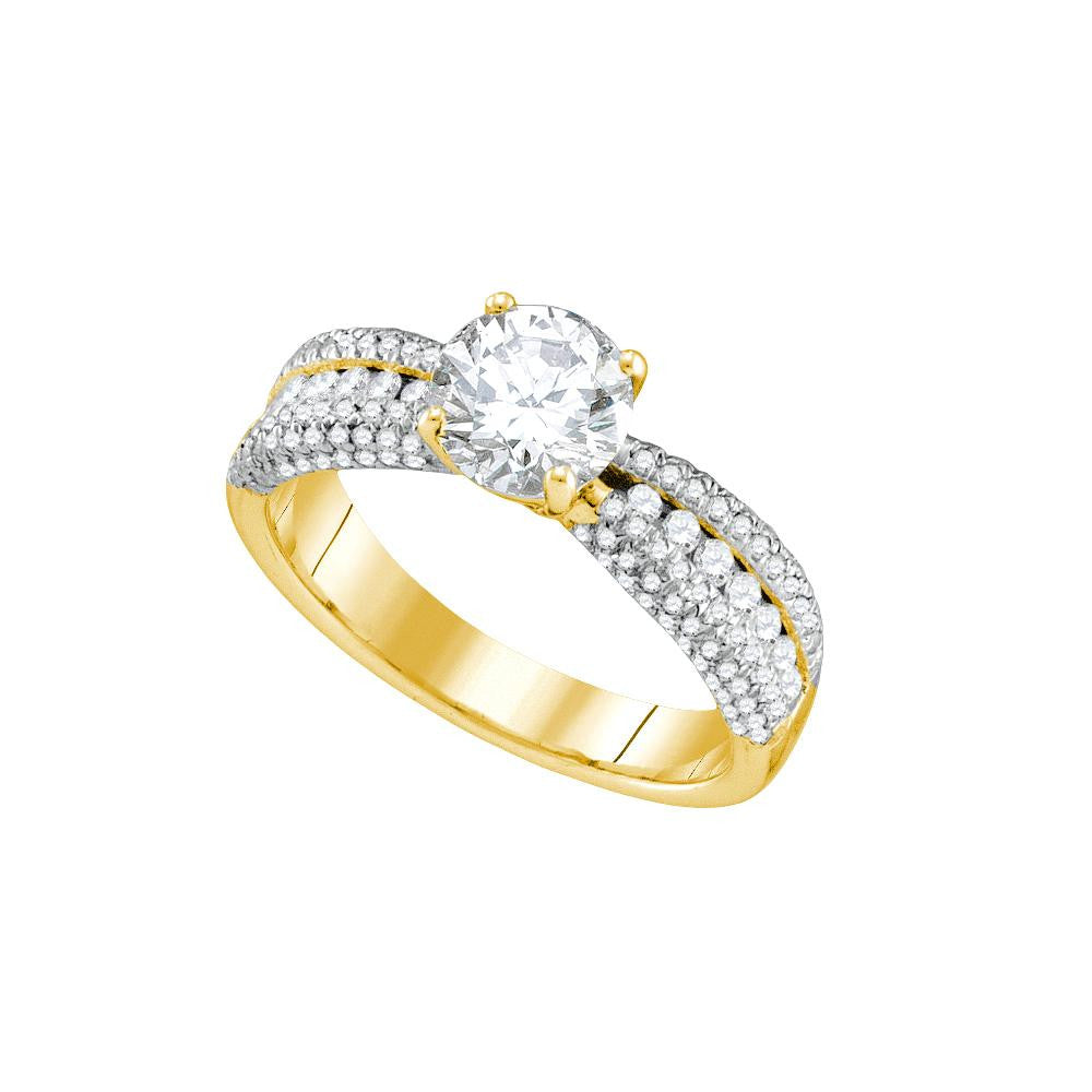 1 CT-Diamond 1-2CT-CRD BRIDAL RING