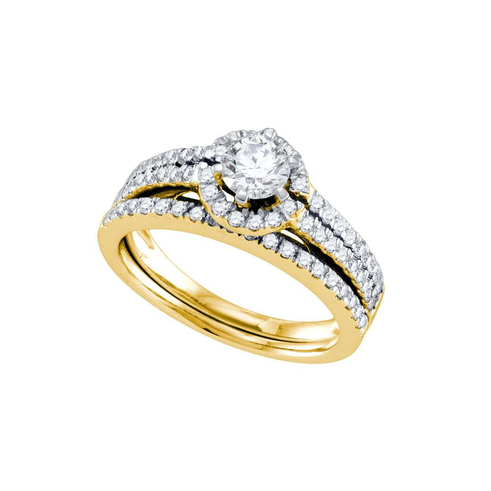 1  CT-Diamond 1-2CT-CRD BRIDAL SET